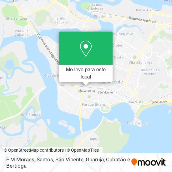 F M Moraes mapa