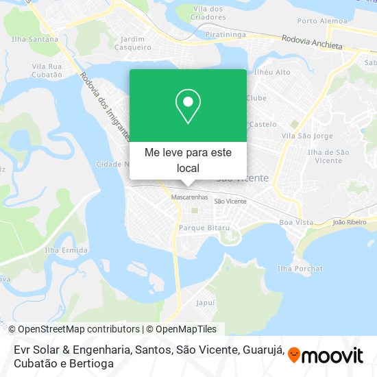 Evr Solar & Engenharia mapa