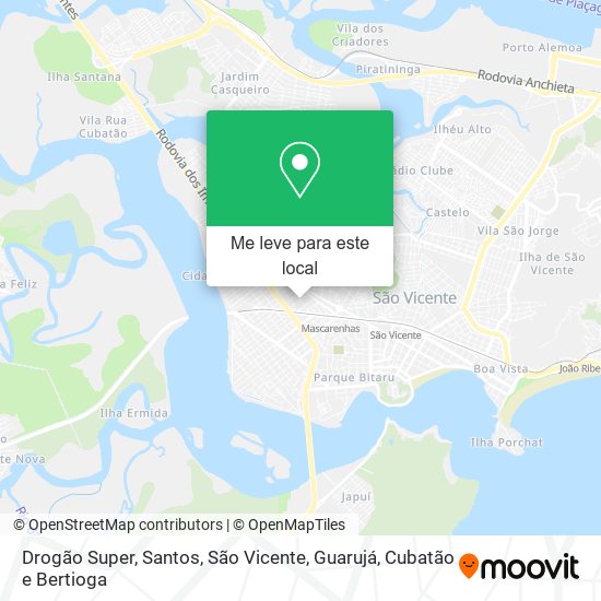 Drogão Super mapa