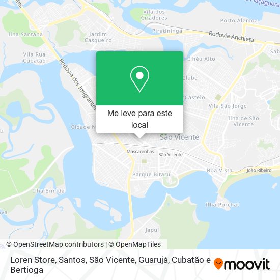 Loren Store mapa