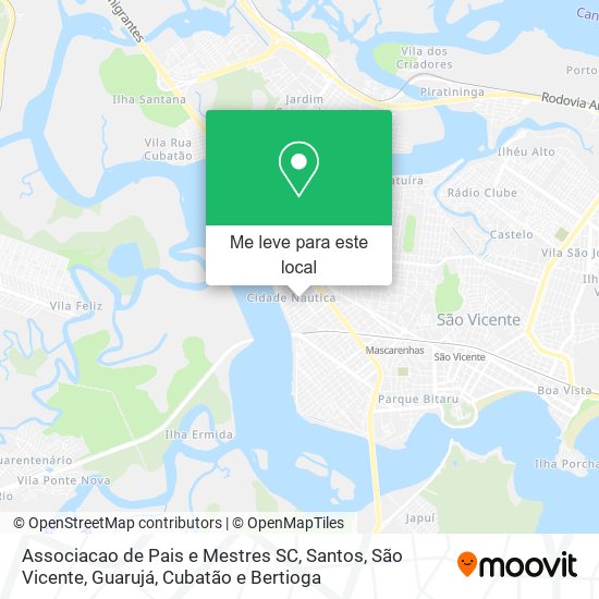 Associacao de Pais e Mestres SC mapa