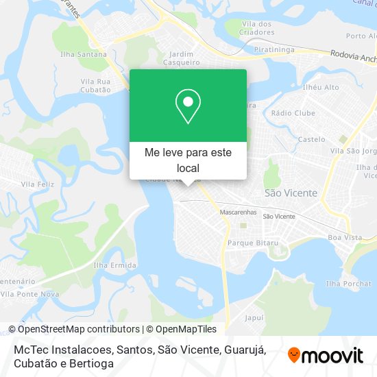 McTec Instalacoes mapa