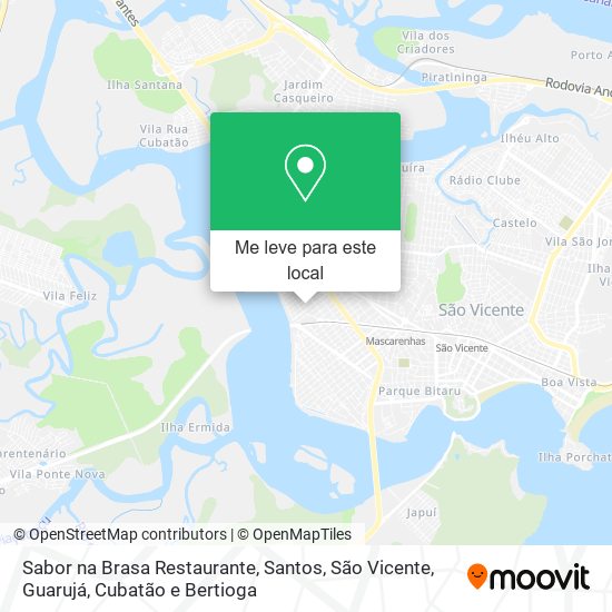 Sabor na Brasa Restaurante mapa