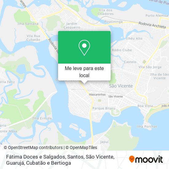 Fátima Doces e Salgados mapa