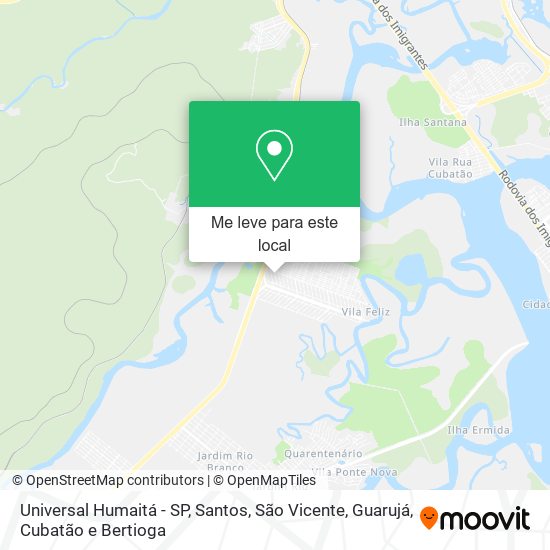 Universal Humaitá - SP mapa