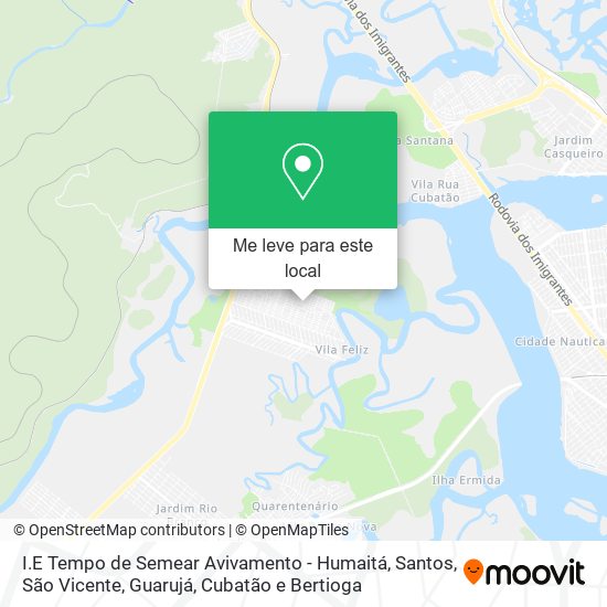 I.E Tempo de Semear Avivamento - Humaitá mapa