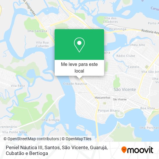 Peniel Náutica III mapa