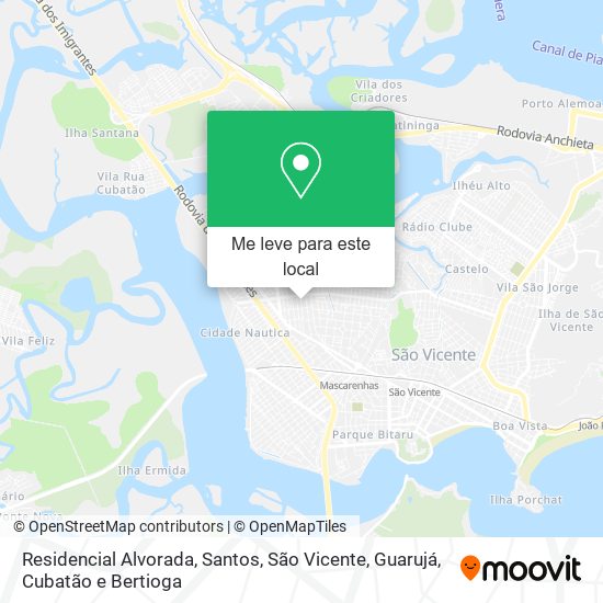 Residencial Alvorada mapa