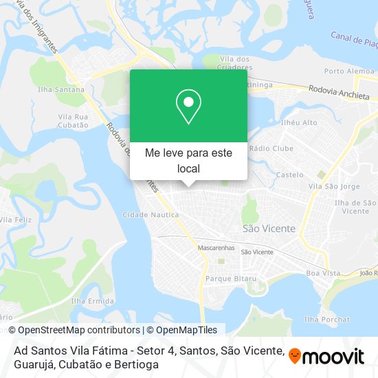 Ad Santos Vila Fátima - Setor 4 mapa