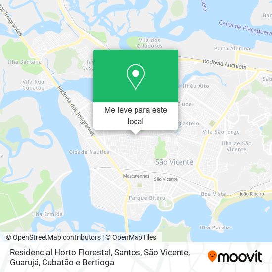 Residencial Horto Florestal mapa