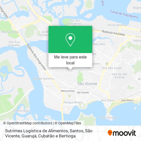 Sutrimex Logistica de Alimentos mapa