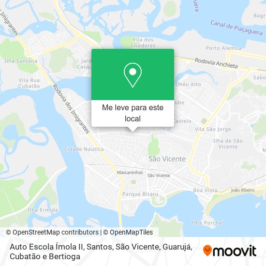 Auto Escola Ímola II mapa