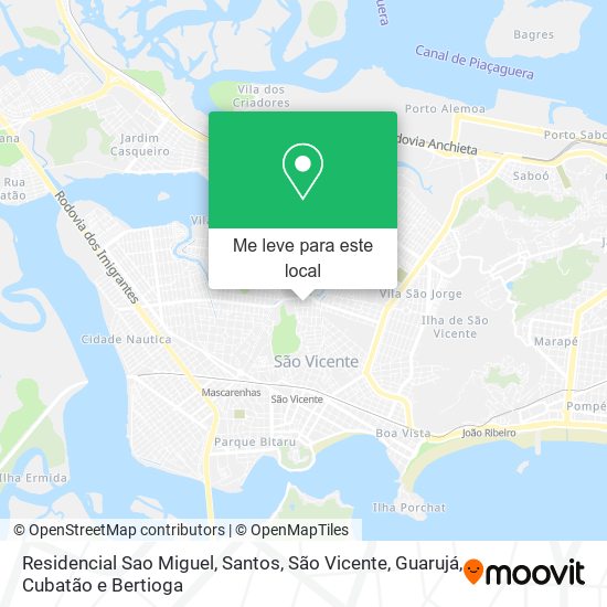 Residencial Sao Miguel mapa