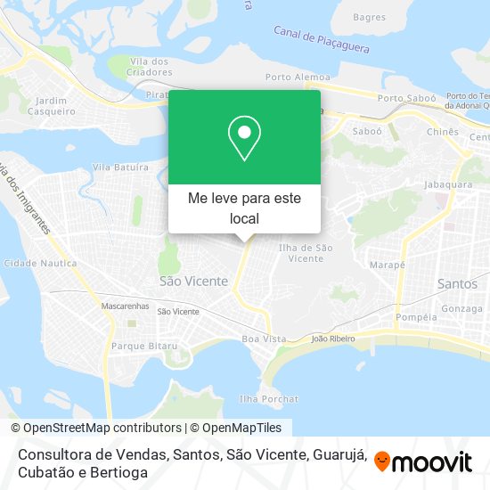 Consultora de Vendas mapa