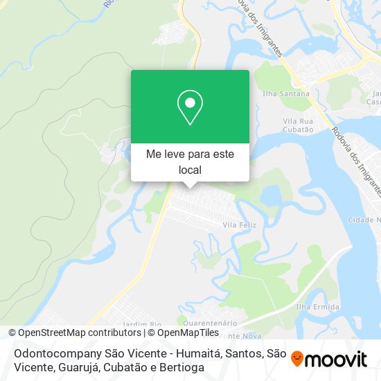 Odontocompany São Vicente - Humaitá mapa