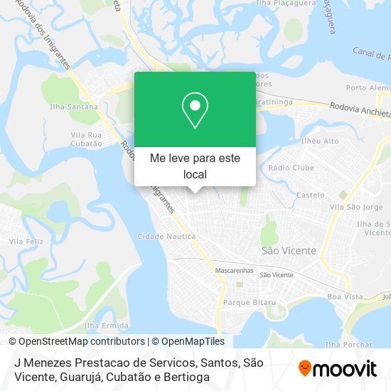 J Menezes Prestacao de Servicos mapa