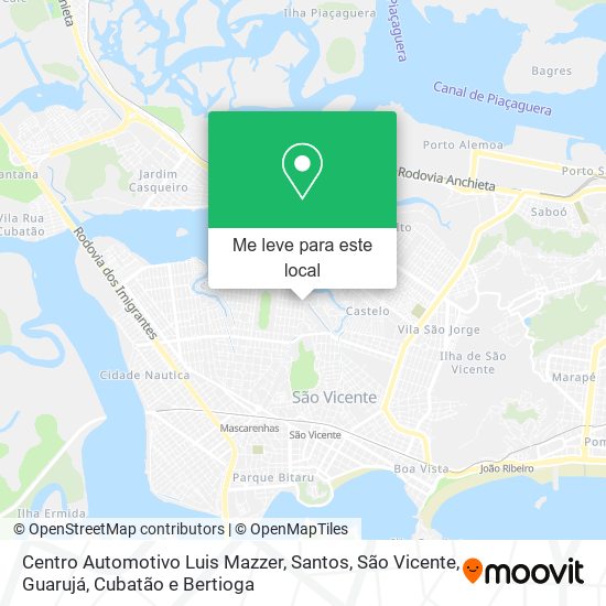 Centro Automotivo Luis Mazzer mapa
