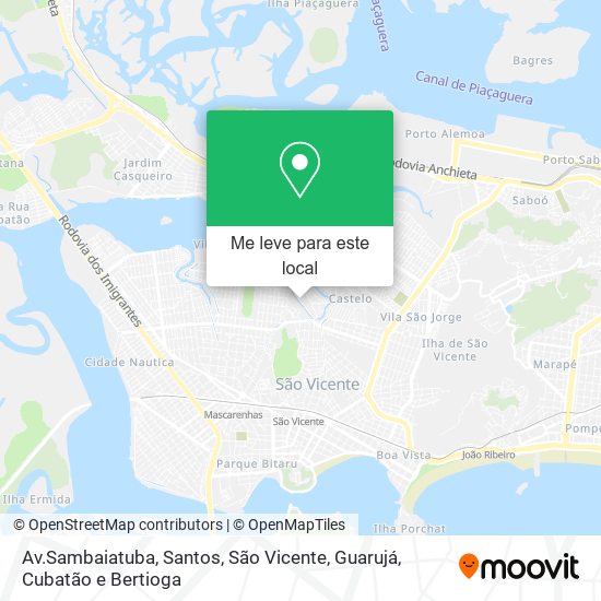 Av.Sambaiatuba mapa