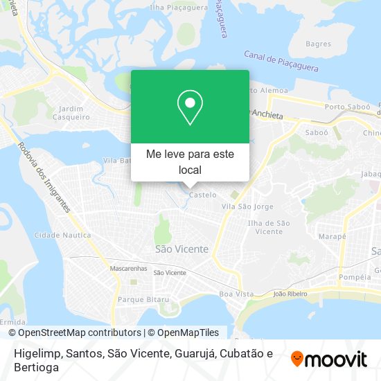 Higelimp mapa