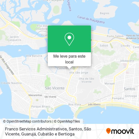 Franco Servicos Administrativos mapa
