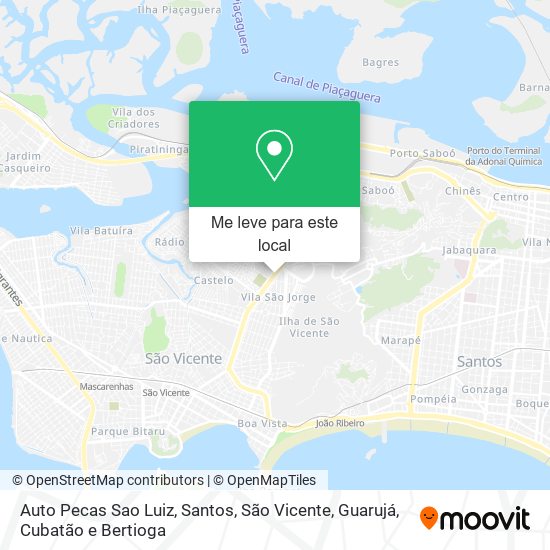 Auto Pecas Sao Luiz mapa