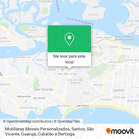 Mobliares Moveis Personalizados mapa