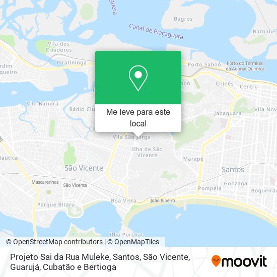 Projeto Sai da Rua Muleke mapa