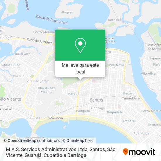 M.A.S. Servicos Administrativos Ltda mapa