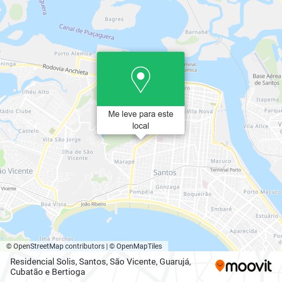 Residencial Solis mapa