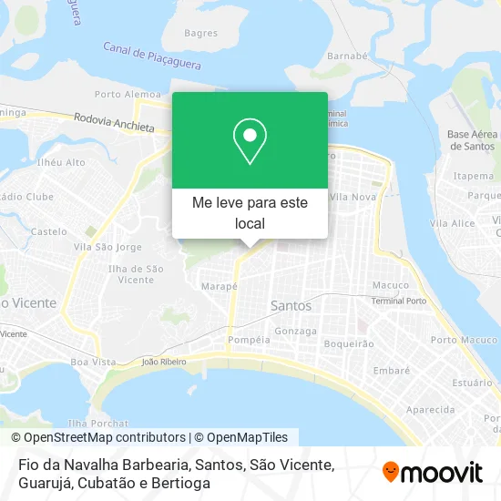 Fio da Navalha Barbearia mapa