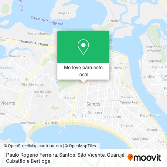 Paulo Rogério Ferreira mapa