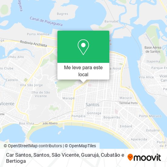 Car Santos mapa