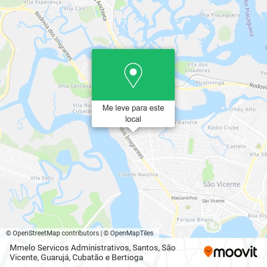 Mmelo Servicos Administrativos mapa