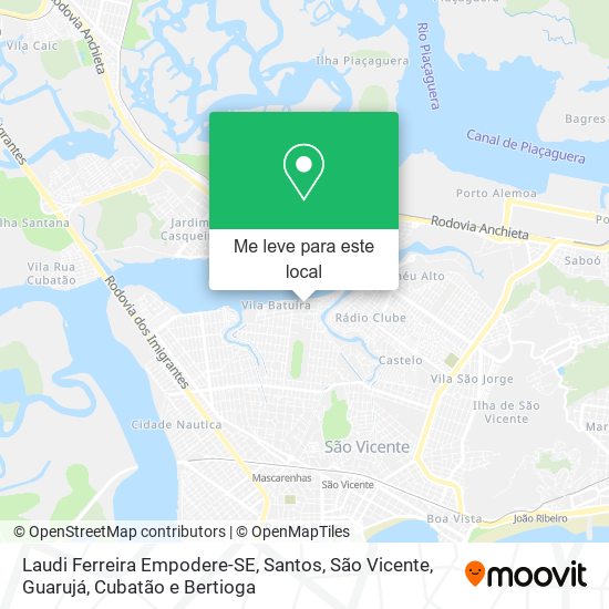 Laudi Ferreira Empodere-SE mapa