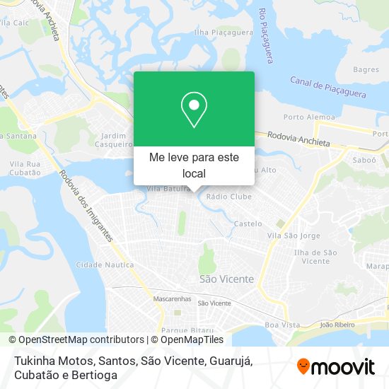 Tukinha Motos mapa