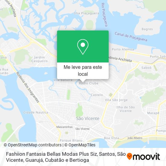 Fashiion Fantasia Bellas Modas Plus Siz mapa