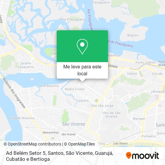 Ad Belém Setor 5 mapa