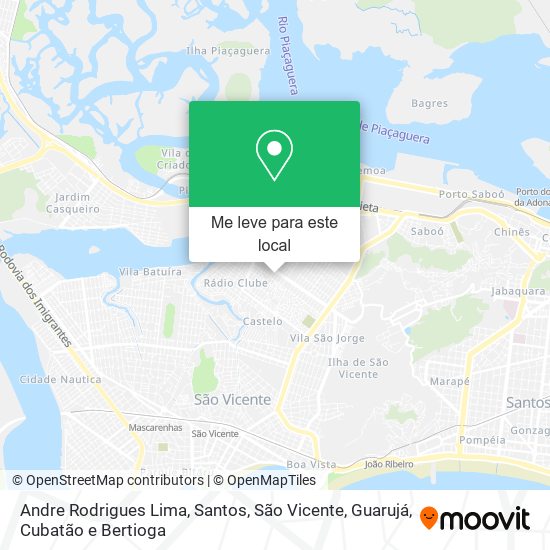 Andre Rodrigues Lima mapa
