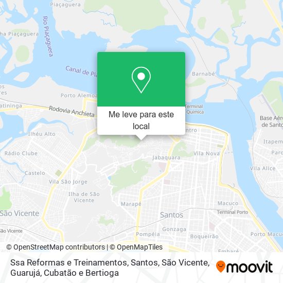 Ssa Reformas e Treinamentos mapa