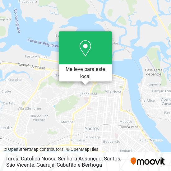 Igreja Católica Nossa Senhora Assunção mapa