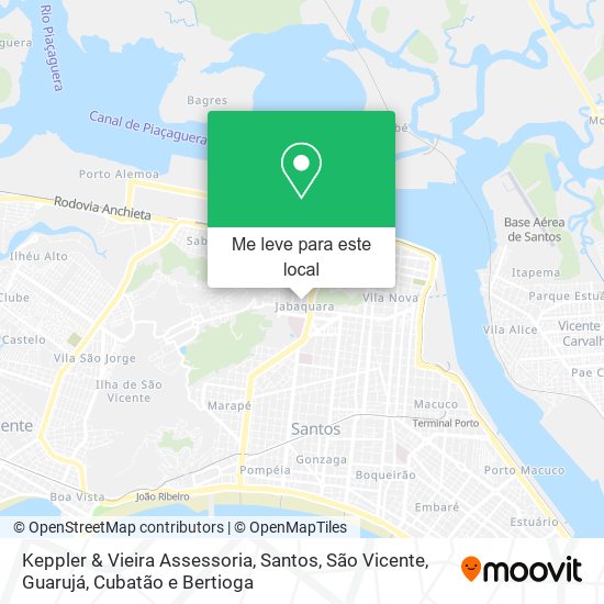 Keppler & Vieira Assessoria mapa