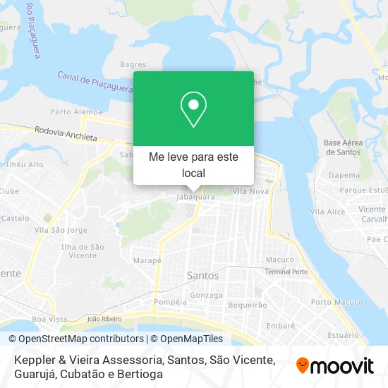 Keppler & Vieira Assessoria mapa