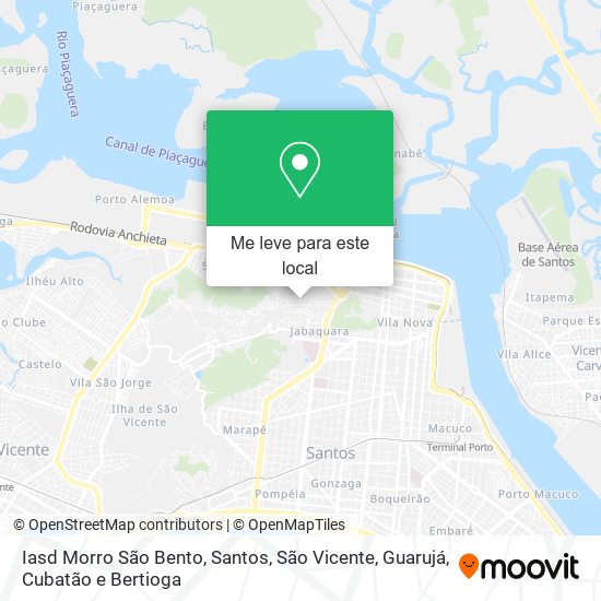 Iasd Morro São Bento mapa