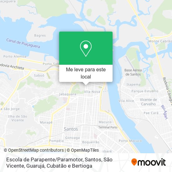 Escola de Parapente/Paramotor mapa