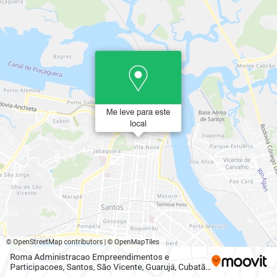 Roma Administracao Empreendimentos e Participacoes mapa