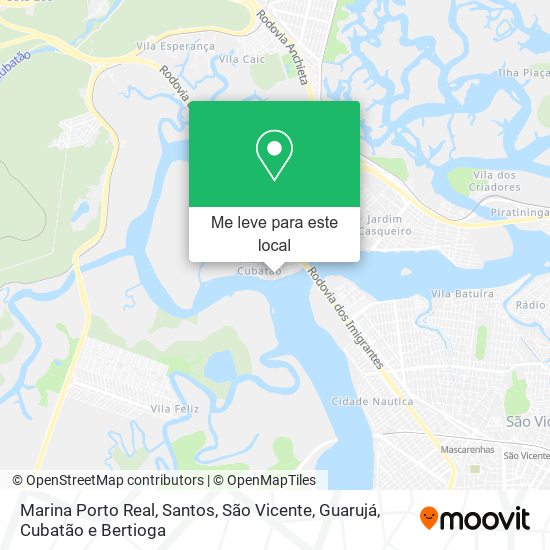 Marina Porto Real mapa