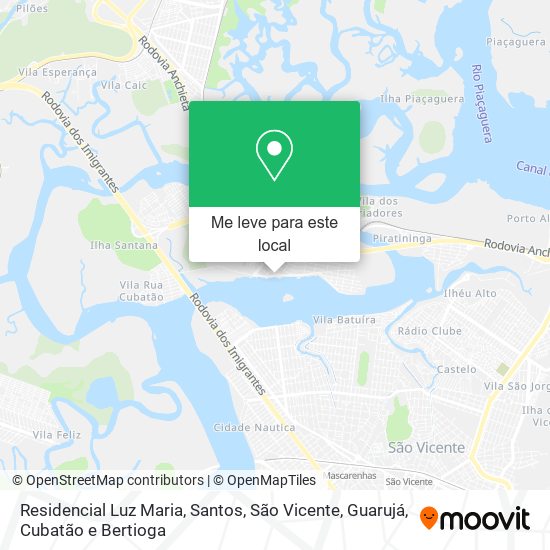 Residencial Luz Maria mapa