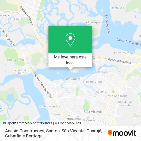Anesio Construcoes mapa