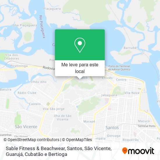 Sable Fitness & Beachwear mapa