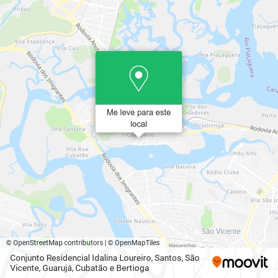 Conjunto Residencial Idalina Loureiro mapa